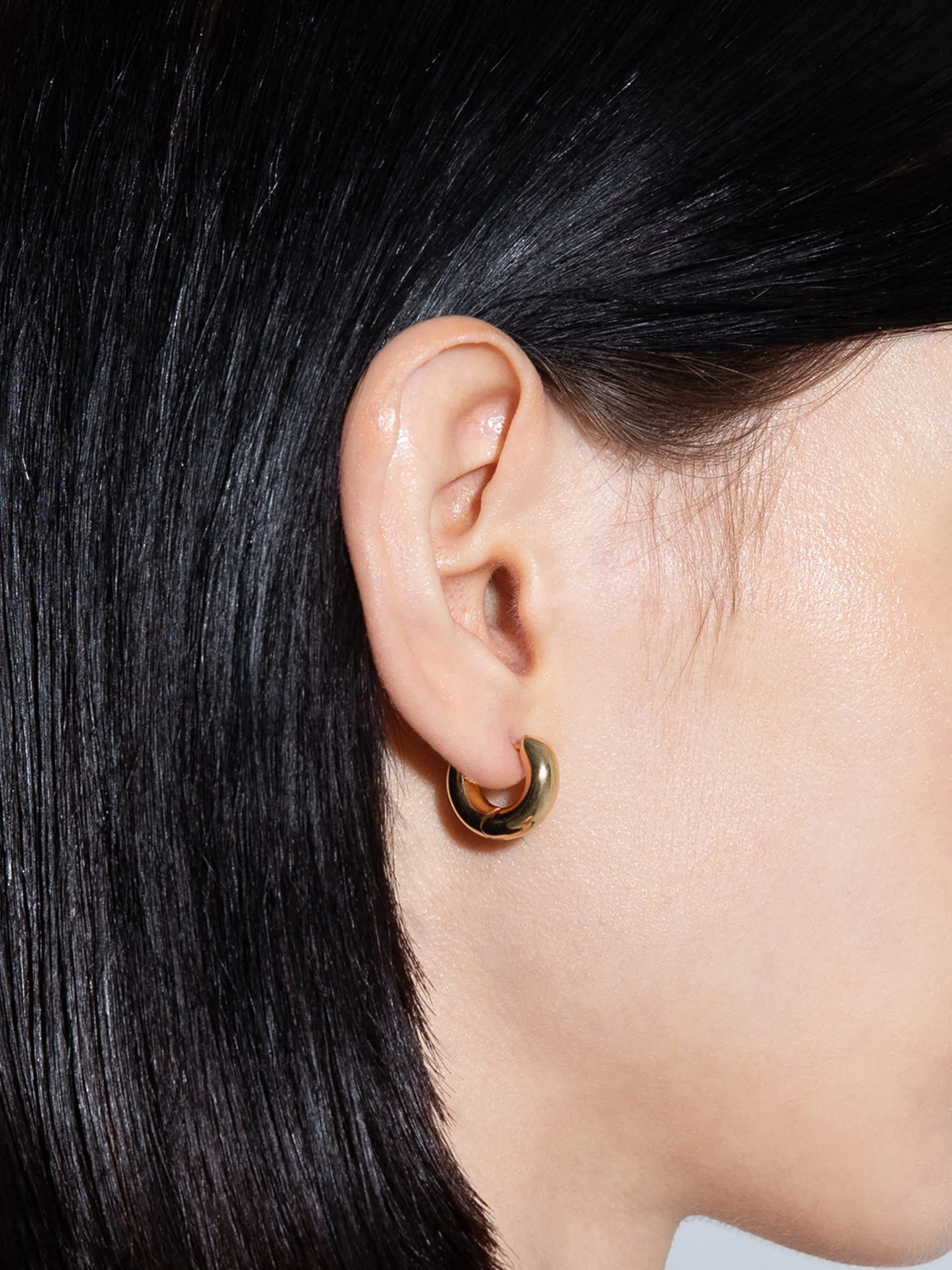 Alaya Small 18kt Gold-Plated Hoop Earrings