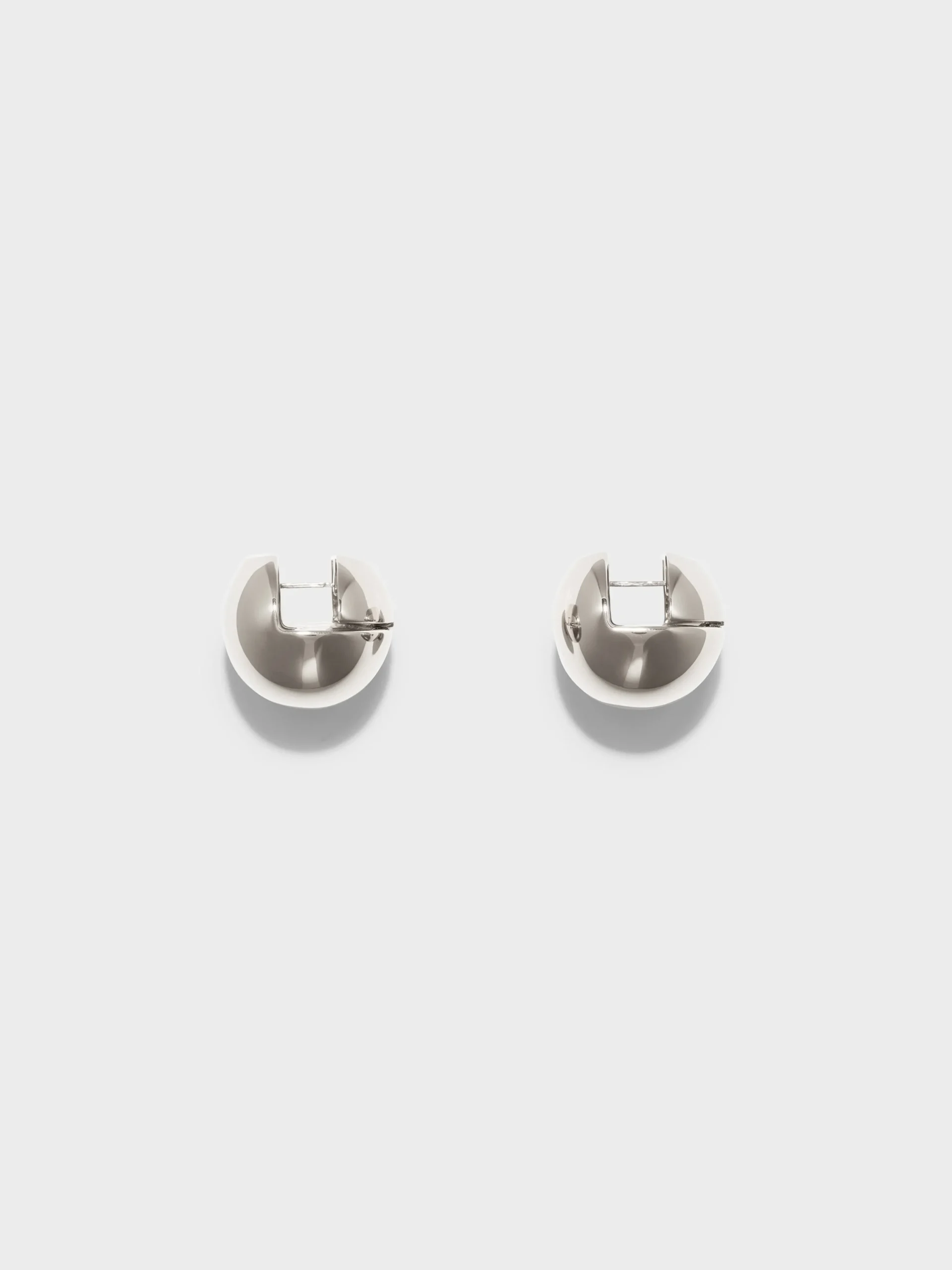 Alice Medium Palladium-Plated Earrings