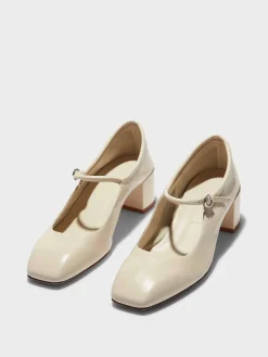 Aline Leather Mary-Jane Pumps