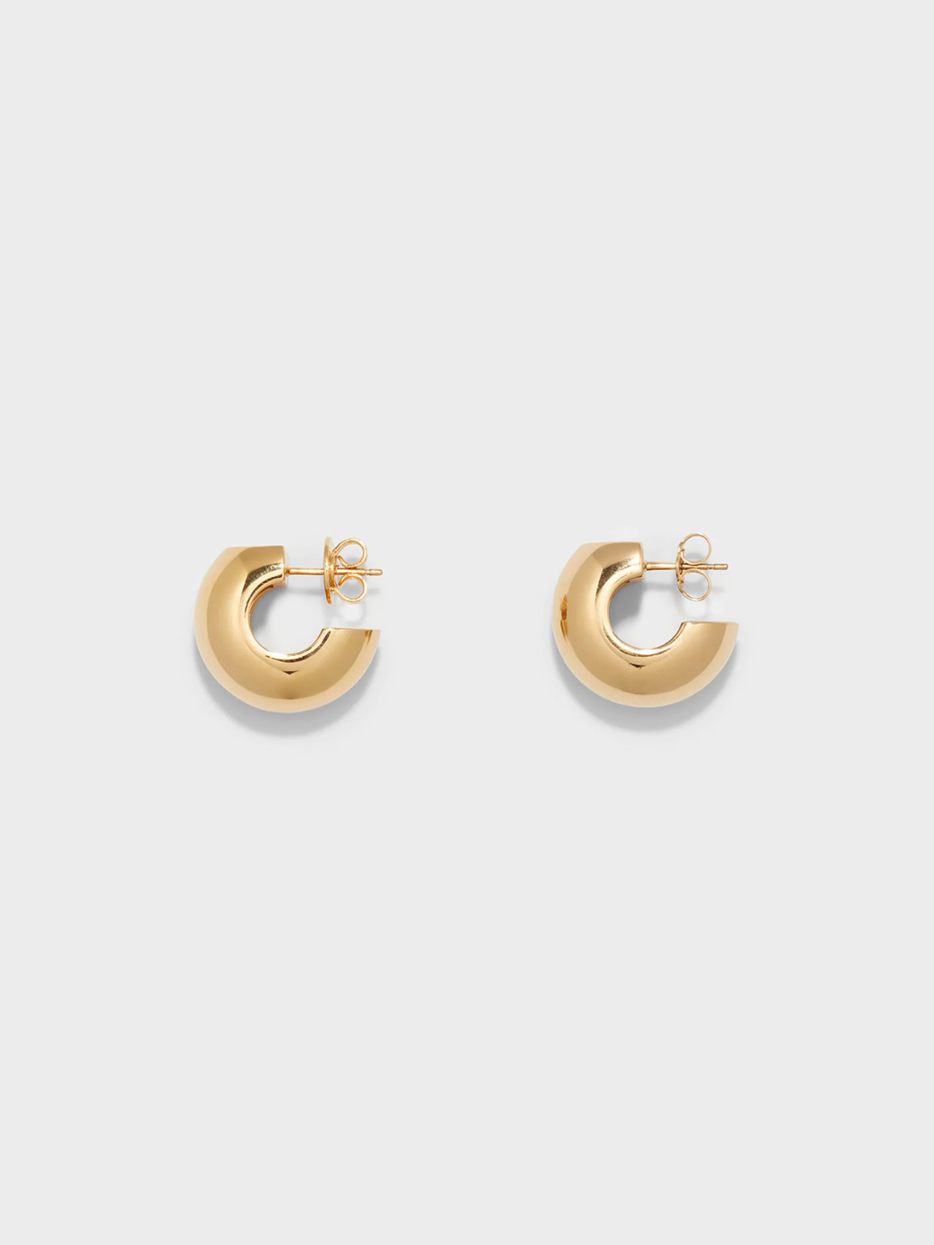 Alma Medium 18kt Gold-Plated Earrings