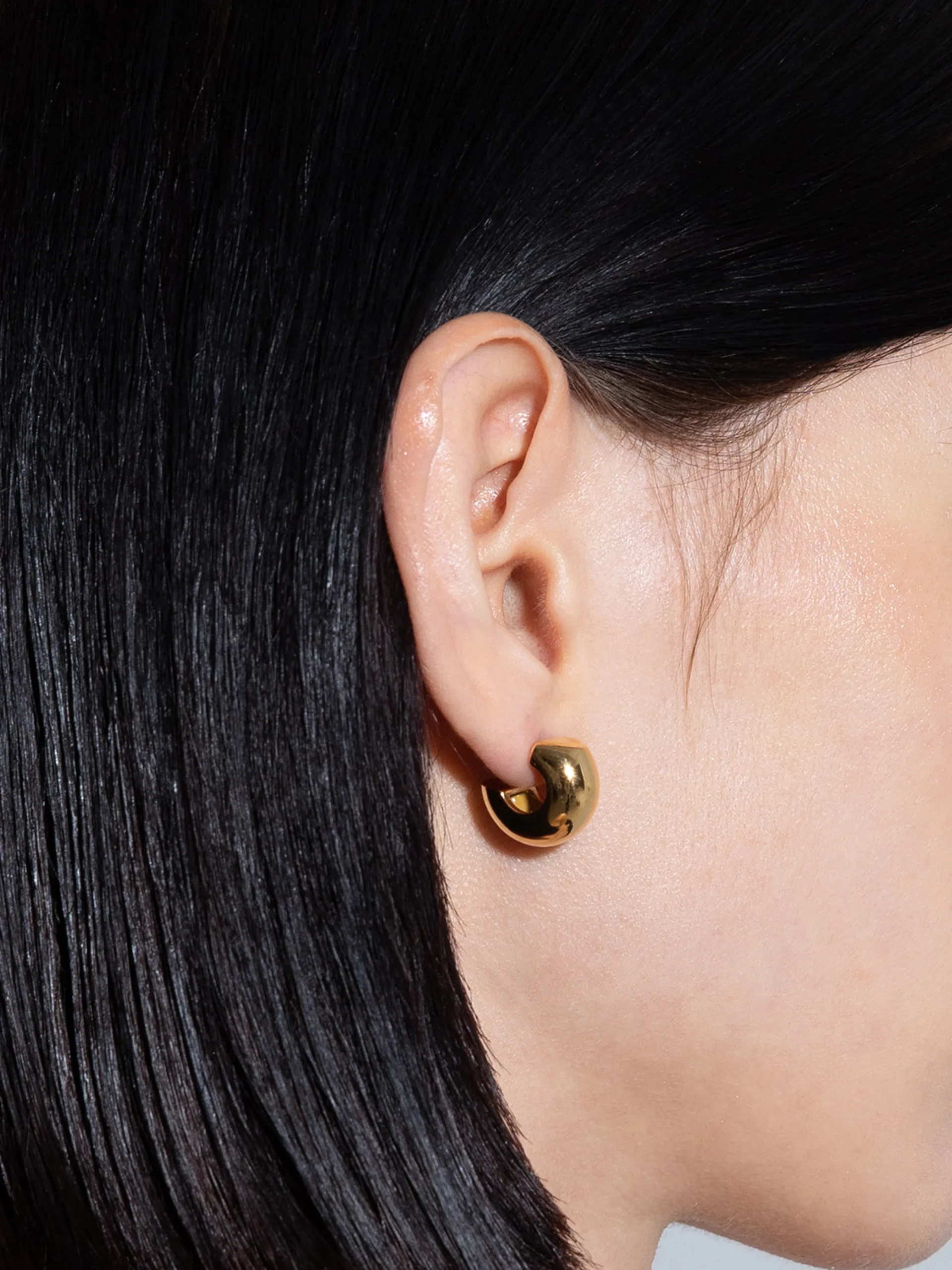 Alma Small 18kt Gold-Plated Earrings