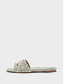 Anna Studded Leather Sandals