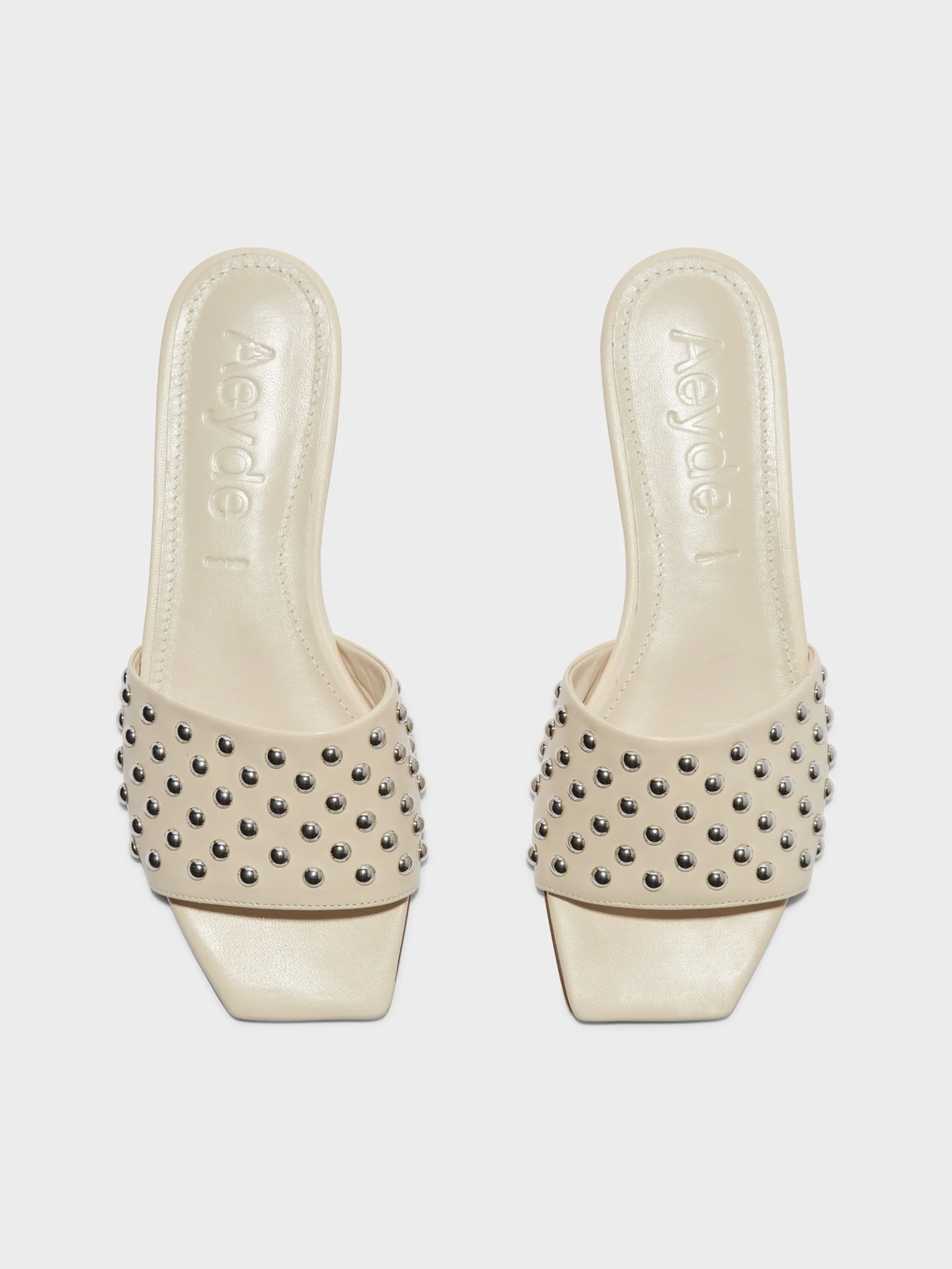 Anna Studded Leather Sandals