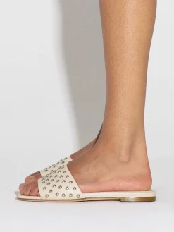 Anna Studded Leather Sandals