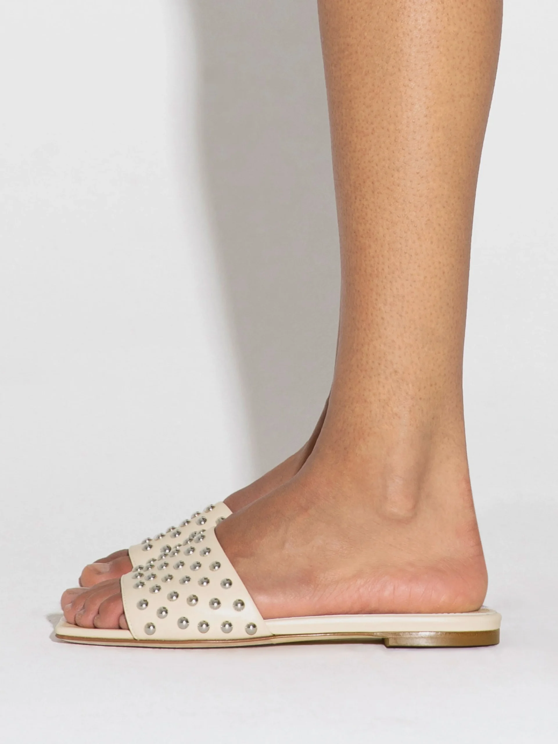 Anna Studded Leather Sandals