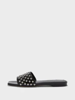 Anna Studded Leather Sandals