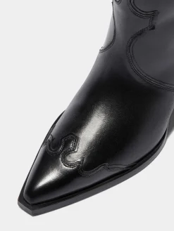 Ariel Leather Cowboy Boots