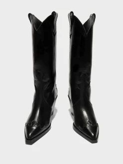 Ariel Leather Cowboy Boots