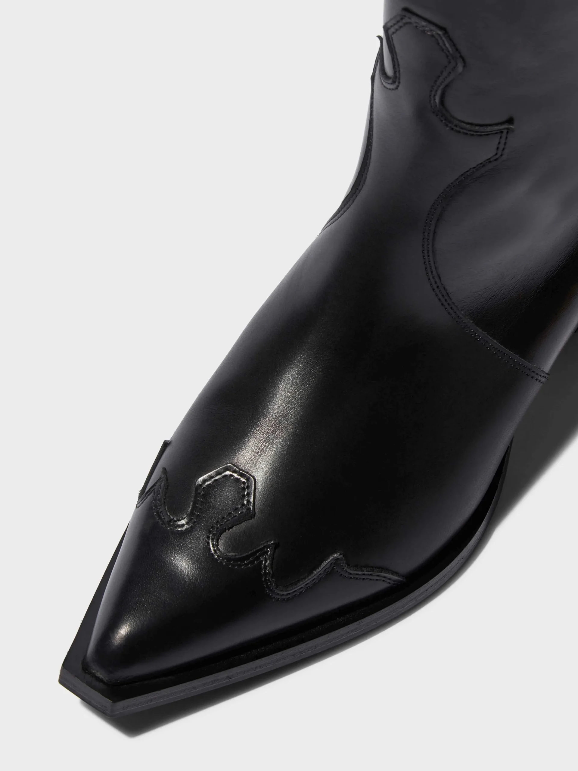 Aruna Leather Knee-High Cowboy Boots