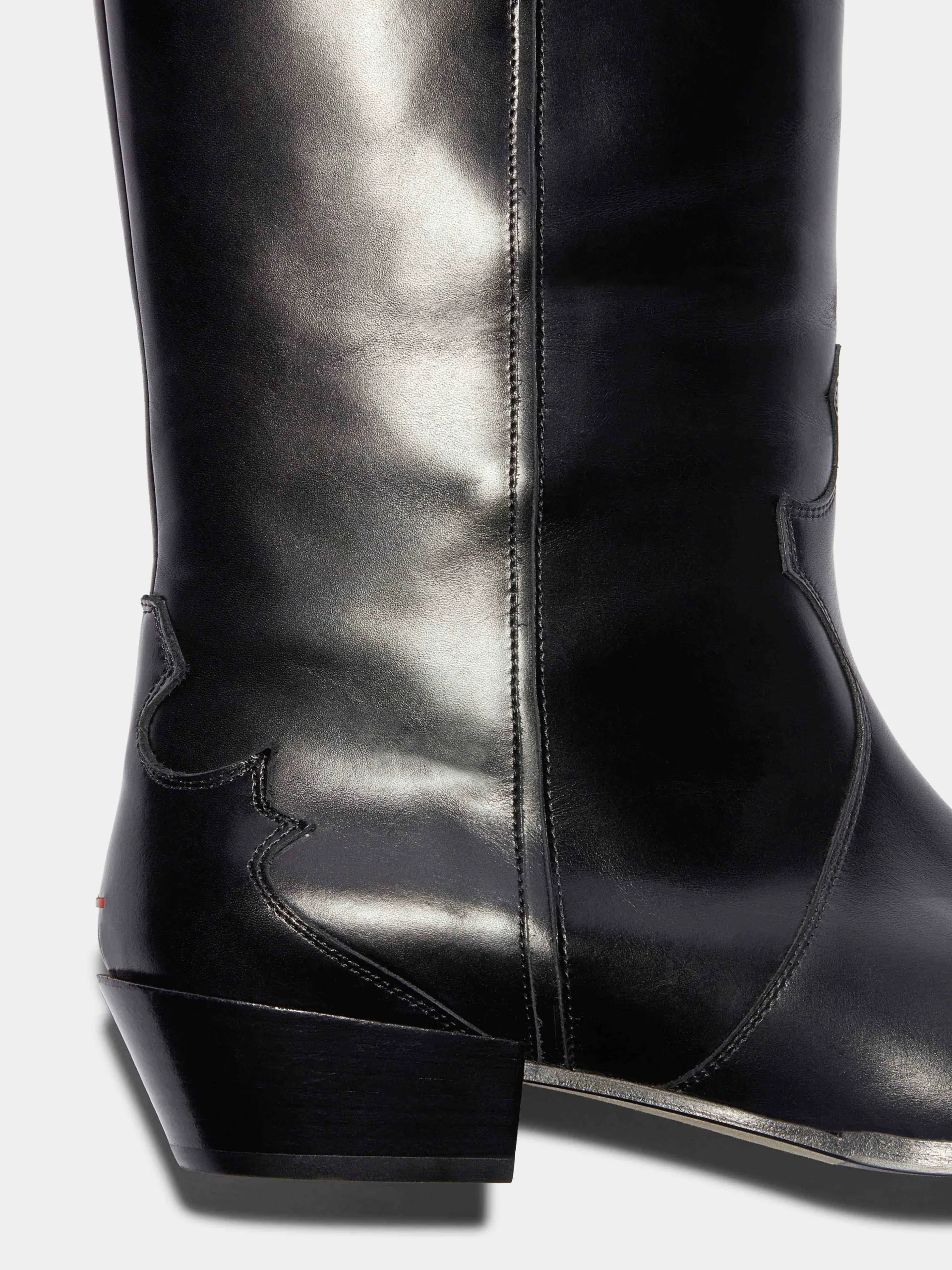 Aruna Leather Knee-High Cowboy Boots