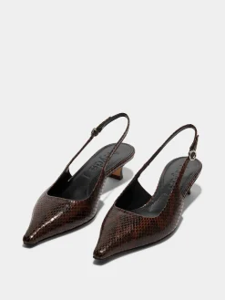 Catrina Leather Slingback Pumps