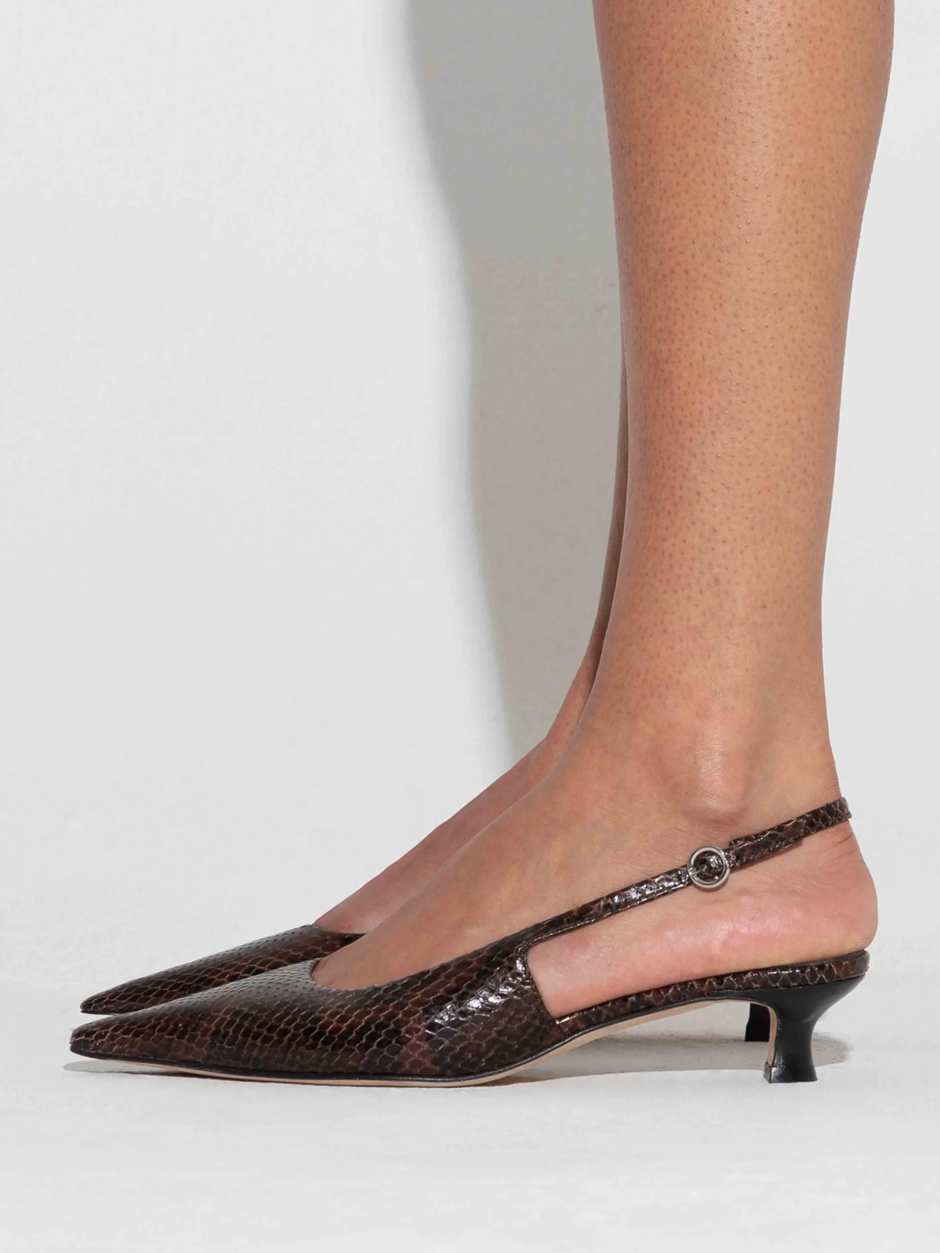 Catrina Leather Slingback Pumps
