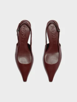 Catrina Leather Slingback Pumps