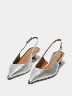 Catrina Leather Slingback Pumps