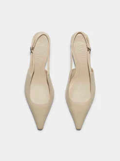 Catrina Leather Slingback Pumps