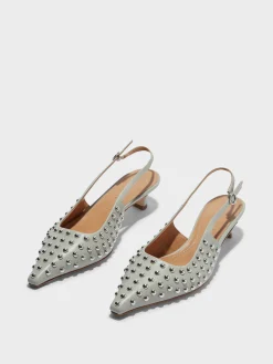 Catrina Studded Slingback Pumps