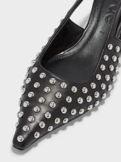 Catrina Studded Slingback Pumps