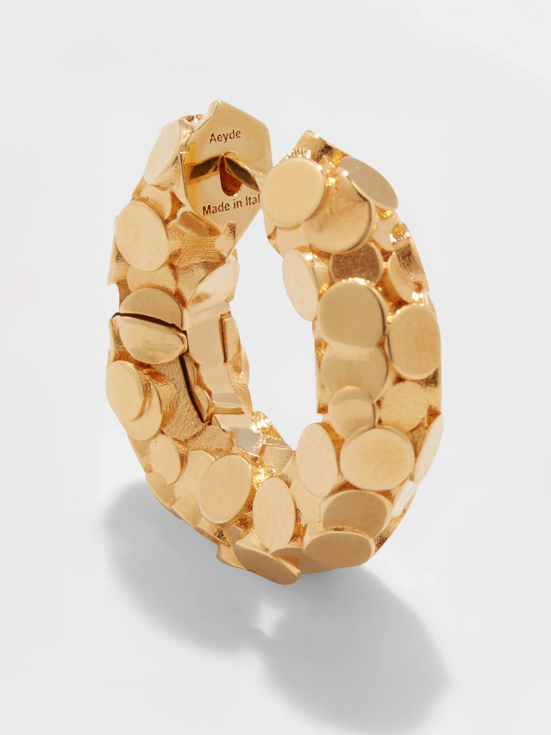 Cooper Medium 18kt Gold-Plated Hoop Earrings
