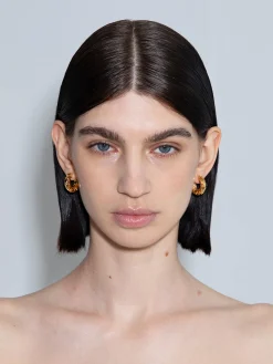 Cooper Medium 18kt Gold-Plated Hoop Earrings