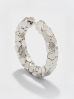 Cruz Palladium-Plated Hoop Earrings