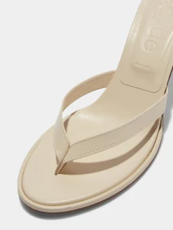 Daphne Leather Thong Sandals