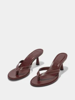 Daphne Leather Thong Sandals