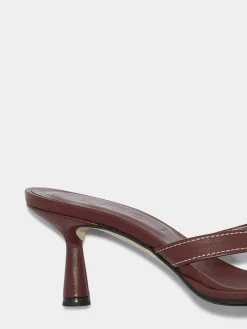 Daphne Leather Thong Sandals