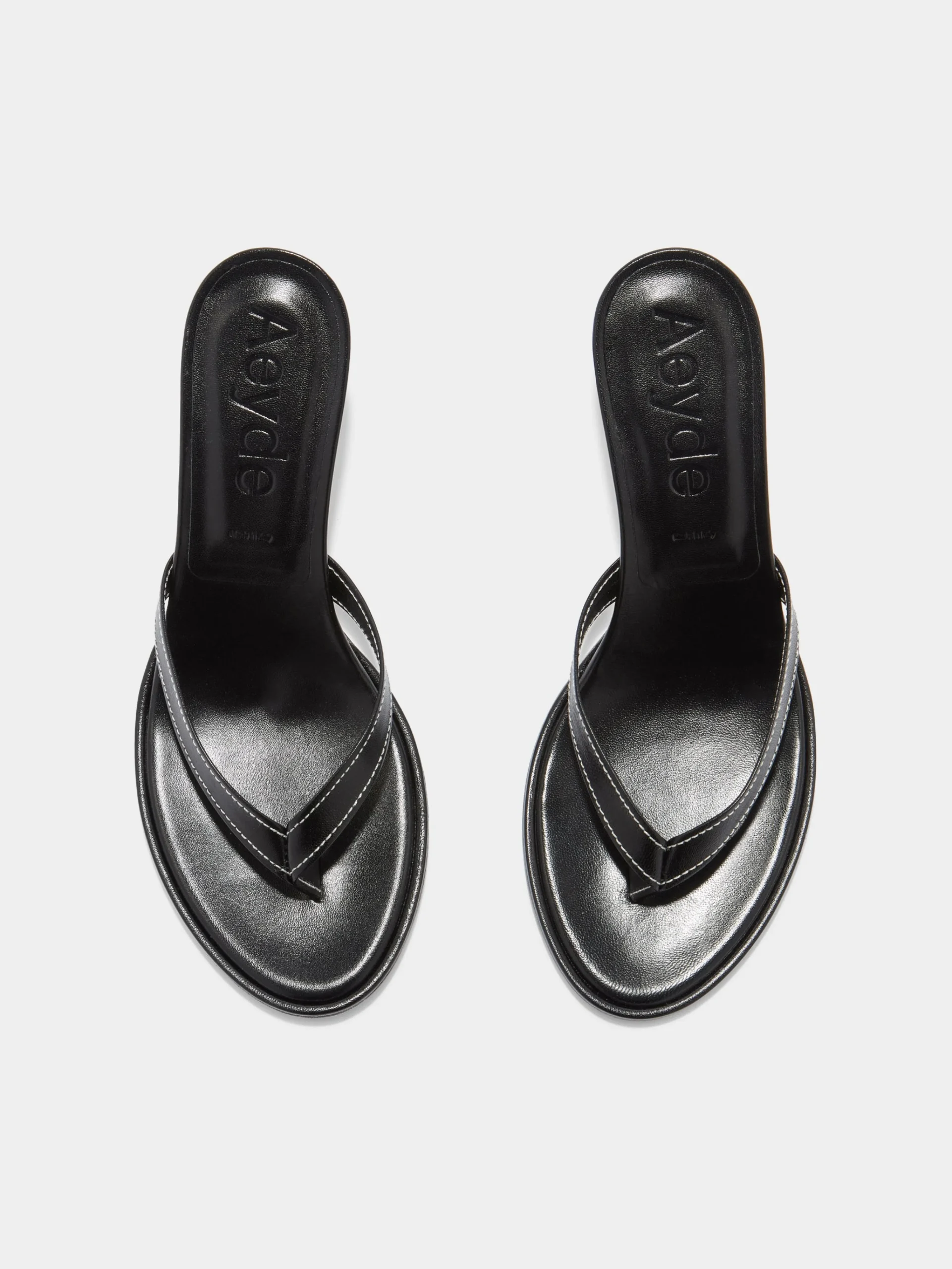 Daphne Leather Thong Sandals