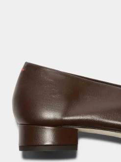 Delia Leather Ballet Flats