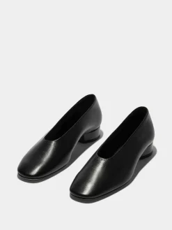 Delia Leather Ballet Flats