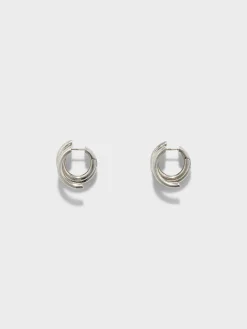 Dillon Palladium-Plated Hoop Earrings