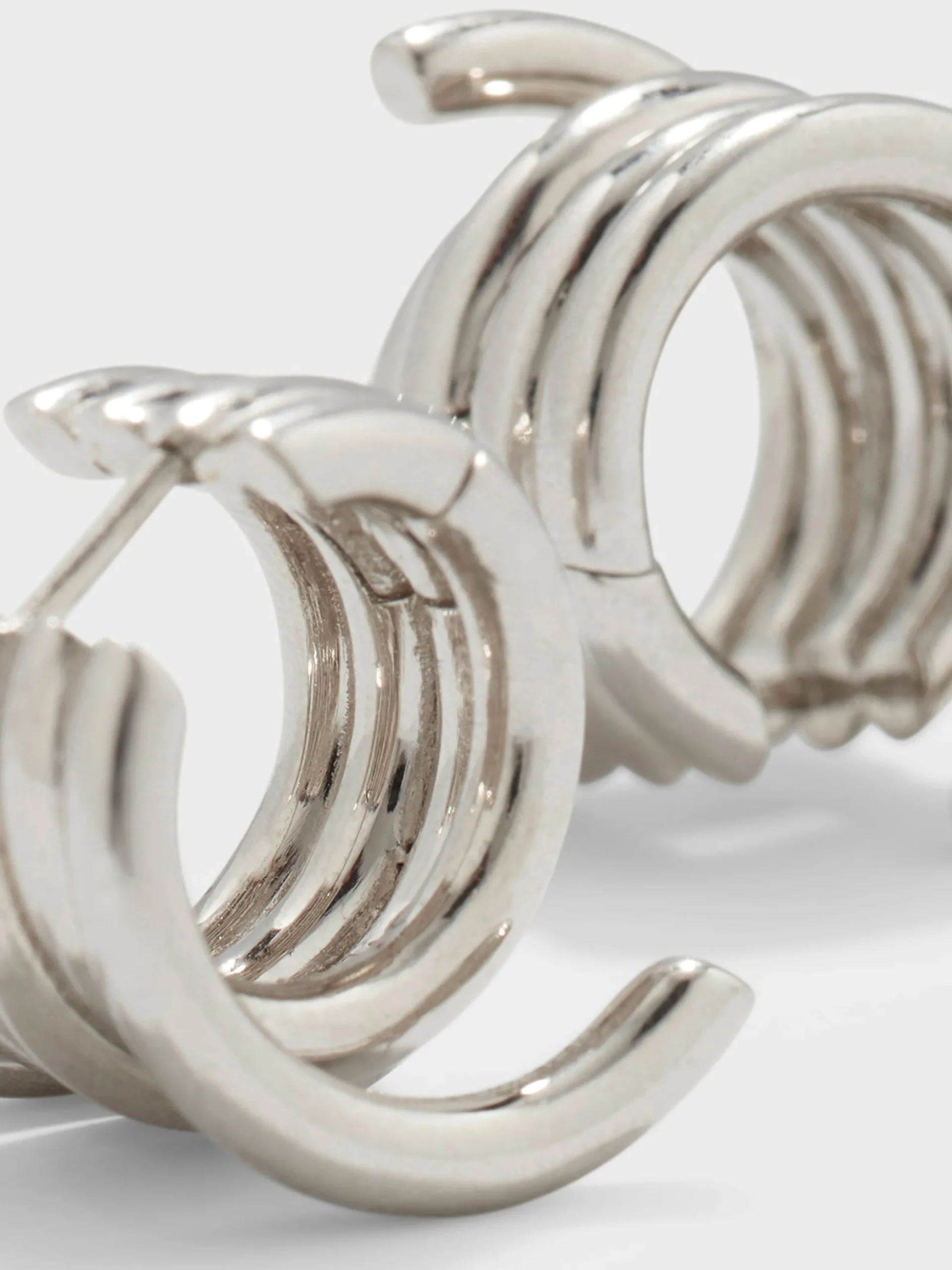 Dillon Palladium-Plated Hoop Earrings