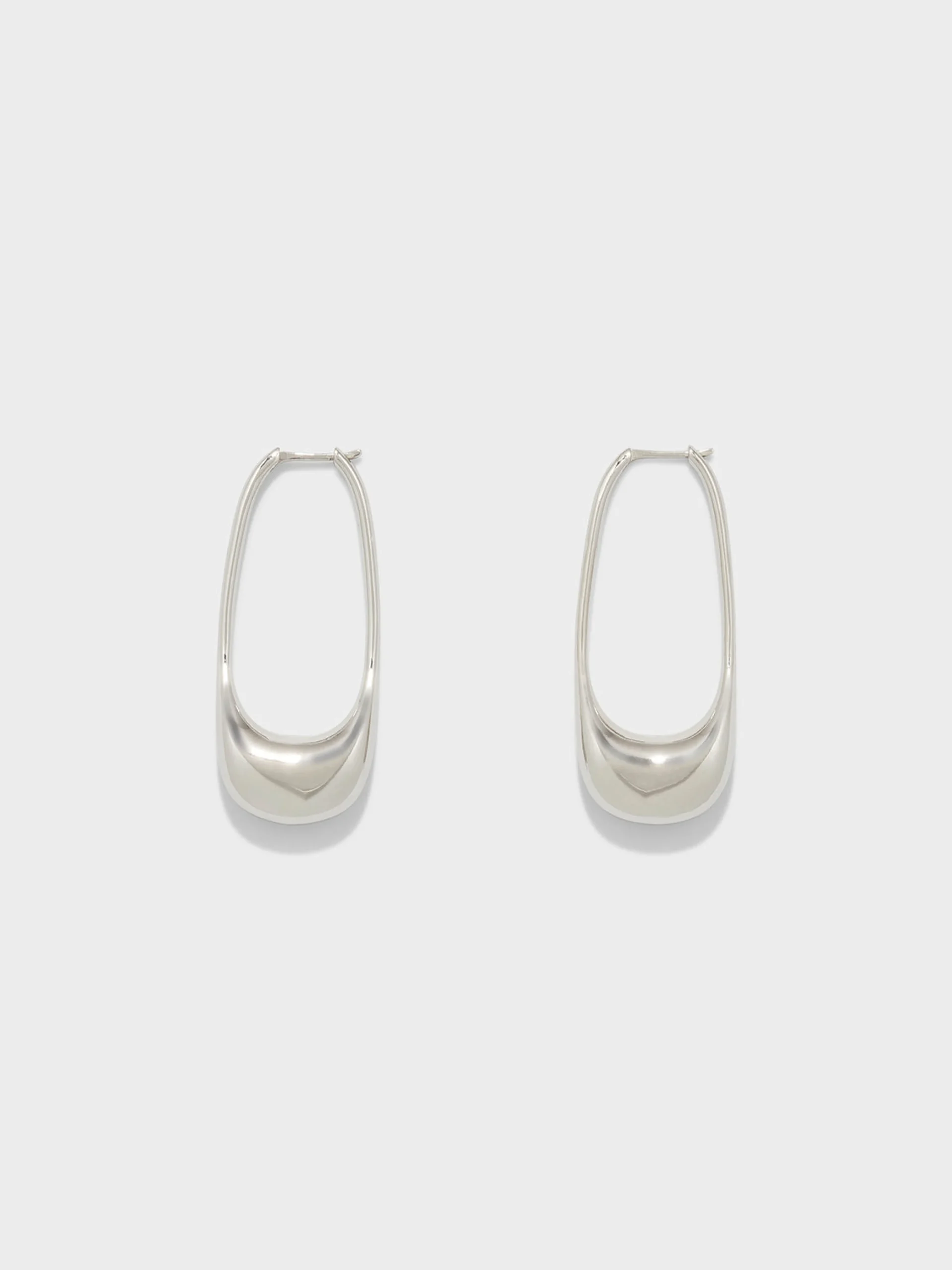 Eleanora Palladium-Plated Hoop Earrings