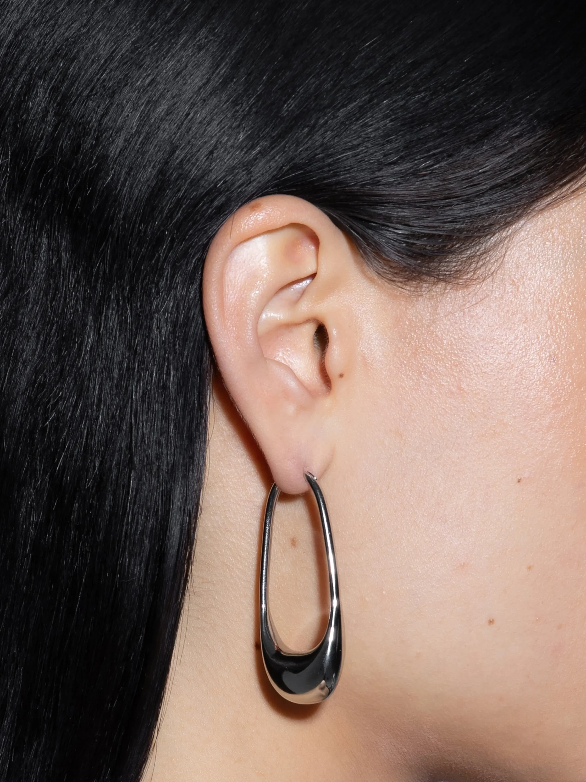 Eleanora Palladium-Plated Hoop Earrings