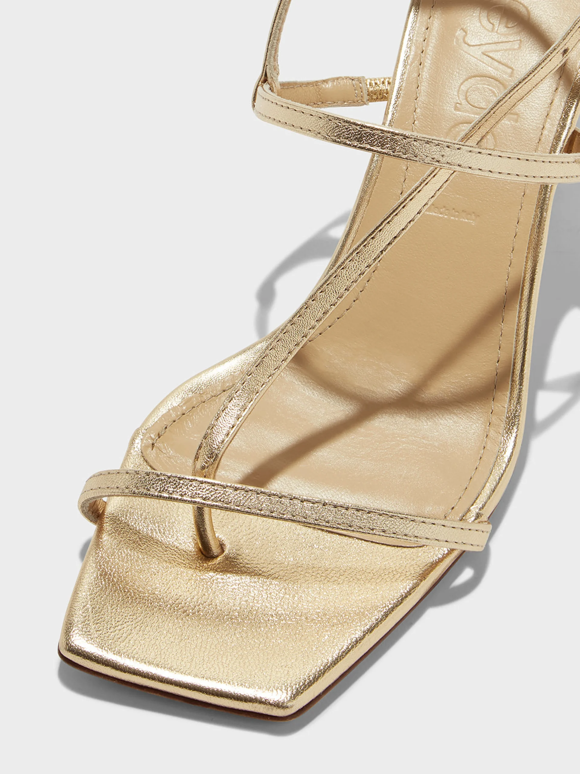Elise Leather Toe-Post Sandals