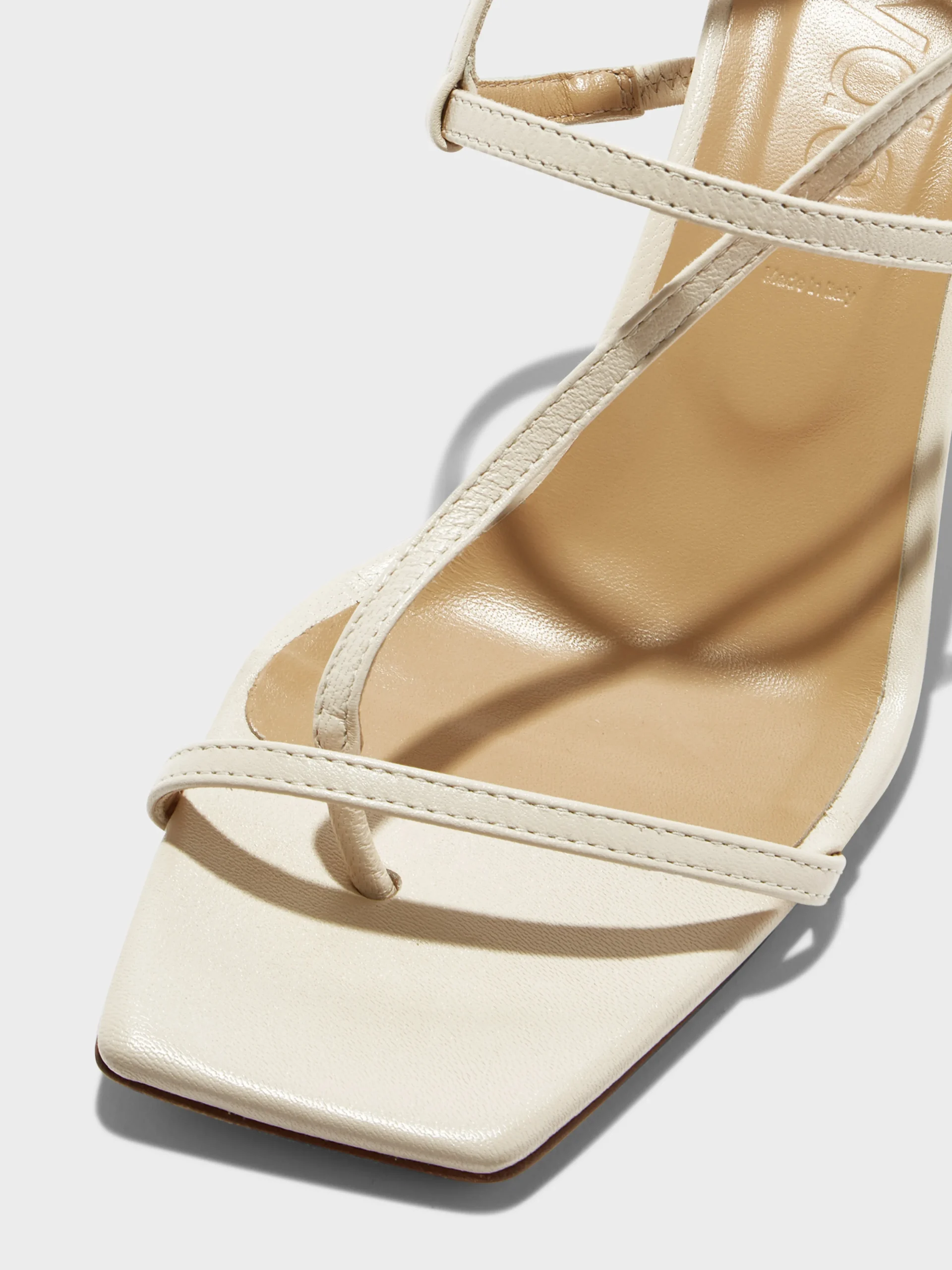 Elise Leather Toe-Post Sandals