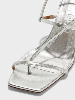 Elise Leather Toe-Post Sandals