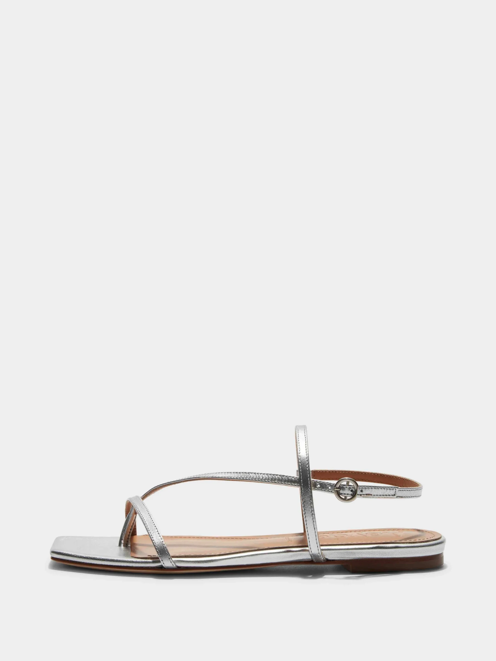 Ella Leather Toe-Post Sandals