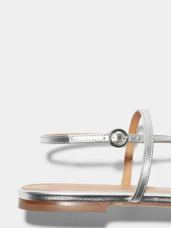 Ella Leather Toe-Post Sandals