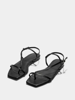 Ella Leather Toe-Post Sandals