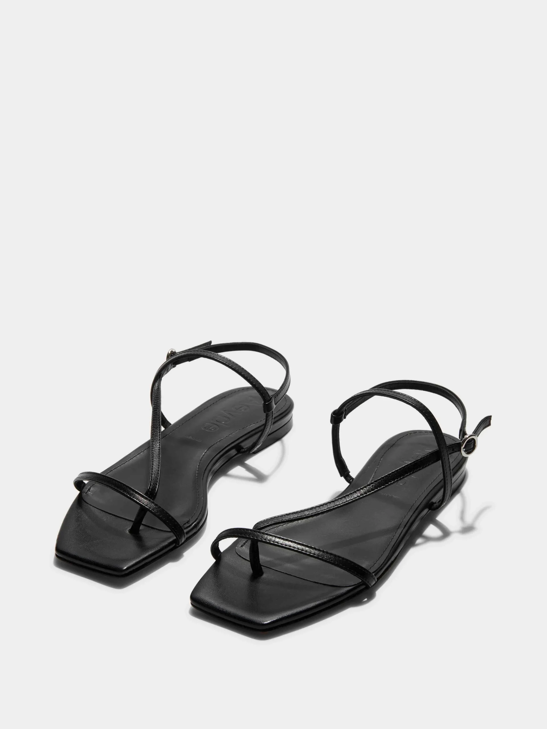 Ella Leather Toe-Post Sandals
