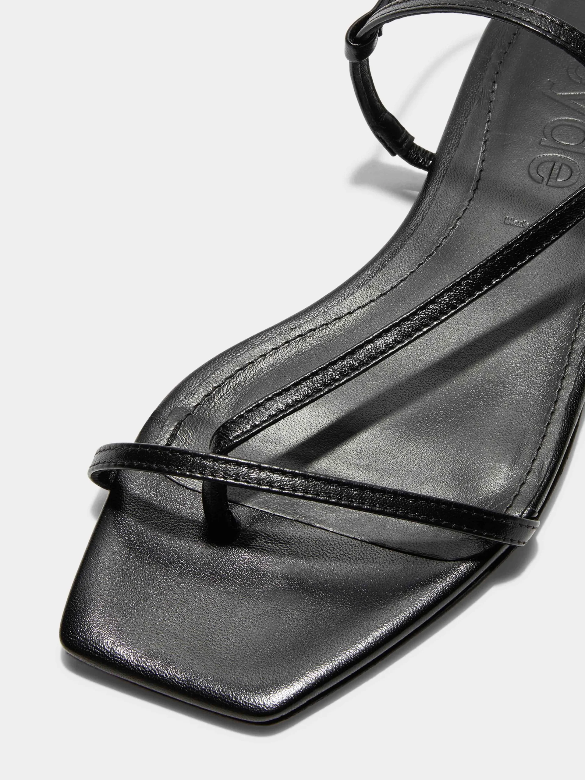 Ella Leather Toe-Post Sandals
