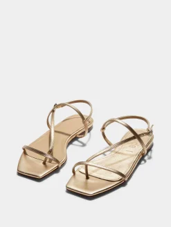 Ella Leather Toe-Post Sandals
