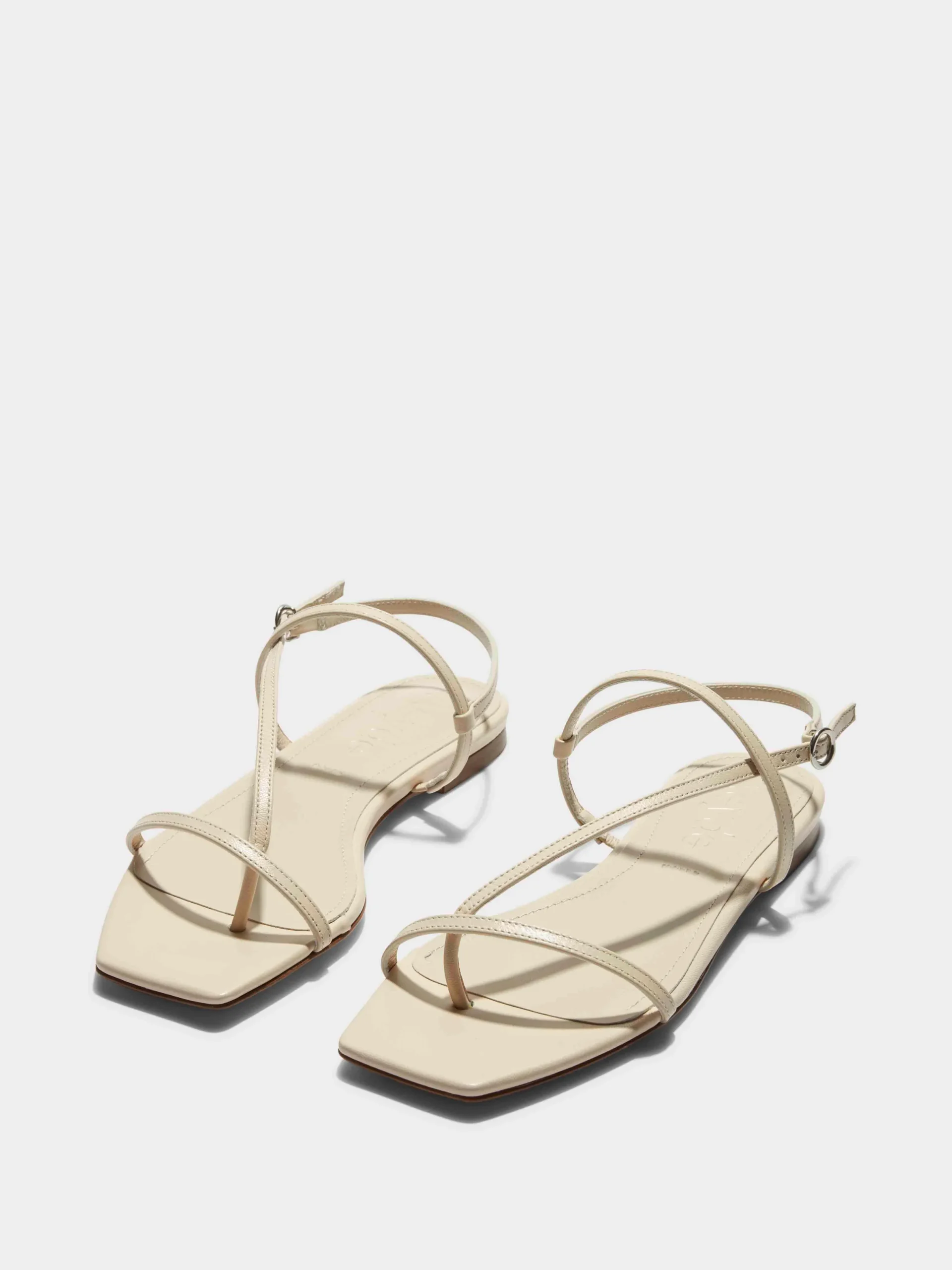 Ella Leather Toe-Post Sandals