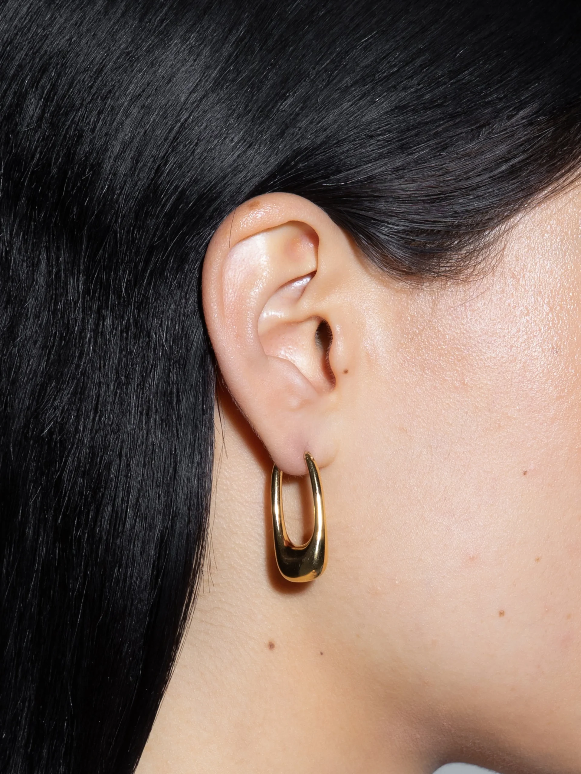 Ellis 18kt Gold-Plated Hoop Earrings