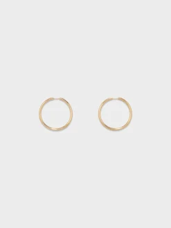 Elona Large 18kt Gold-Plated Hoop Earrings