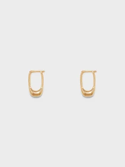 Elton 18kt Gold-Plated Hoop Earrings