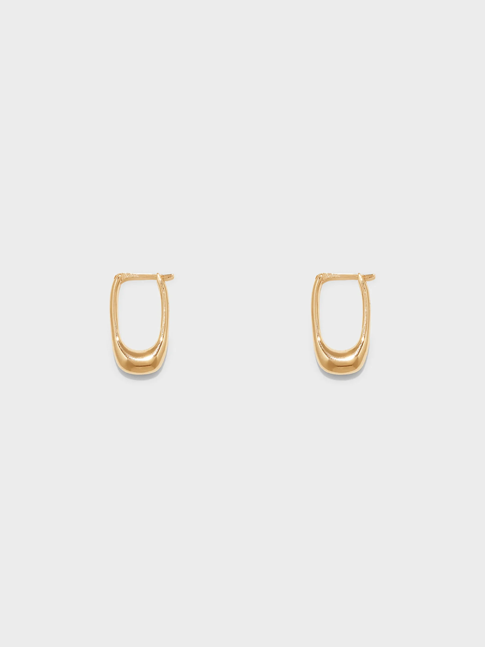Elton 18kt Gold-Plated Hoop Earrings