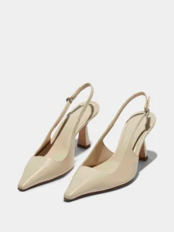 Fernanda Leather Slingback Pumps
