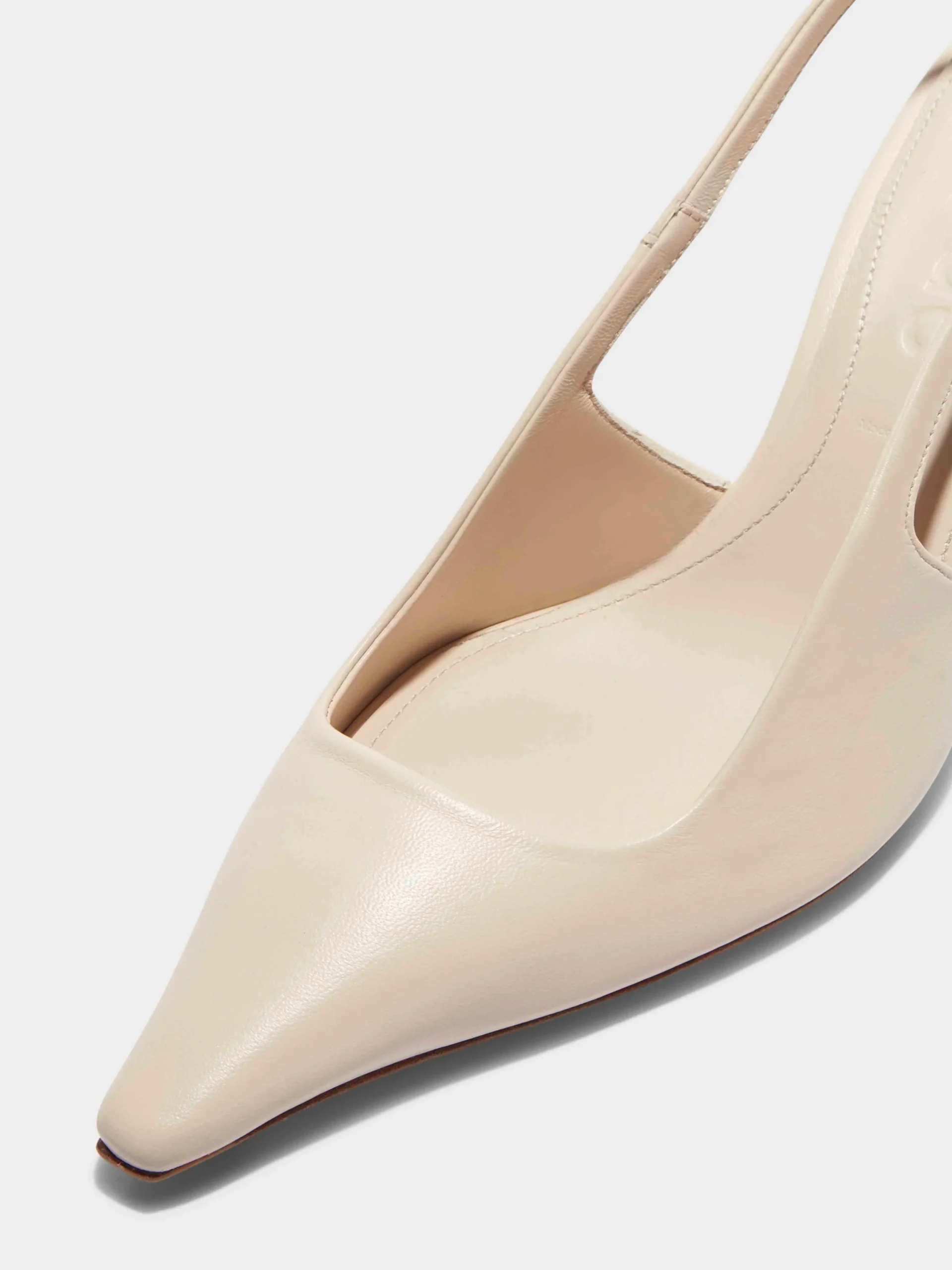 Fernanda Leather Slingback Pumps